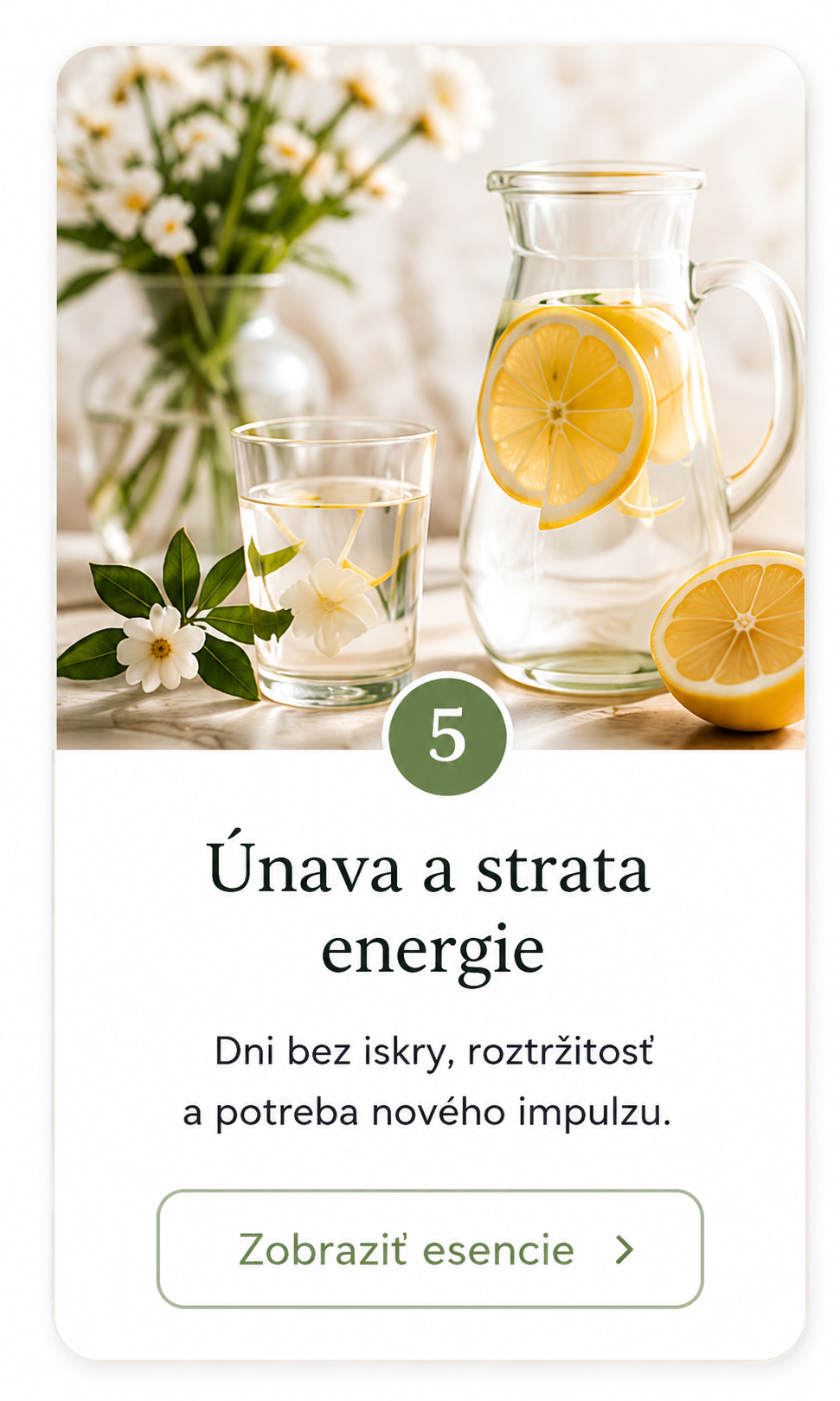 Bachove esencie - Únava a strata energie